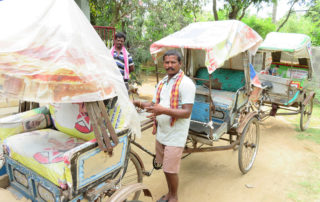 Rikschas - Hilfe für Kastenlose in Indien